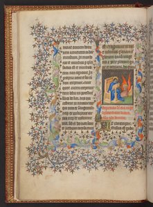 Book of Hours、追加 MS 32454 f.9v、フランス 作： French School