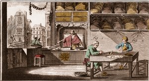 コルク栓を製造するBouchonnier（ブショニエ） - Denis Diderot（1713-1784）とJean d