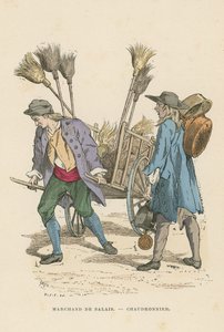 筆売りと銅細工師 作： French School