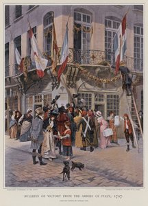 イタリア軍からの勝利の速報 作： French School