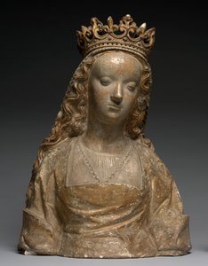アンヌ・ド・ブルターニュと呼ばれる胸像 1500年頃（石材