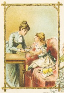 C：キャロラインはチョコレートが大好きで、毎朝熱くします 作： French School