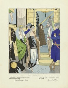 キャバレー・コーカシアン...、アール・グー・ボーテより、1920年代発行（ステンシルプリント）