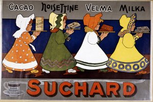 Cacao Suchard - Advertising label 作： French School