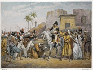 エジプト遠征(1798-1801)、東洋軍：フランス軍がエジプトを離れる 作： French School