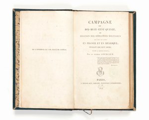 1815年のキャンペーン」、ガスパール・グルゴー作 作： French School
