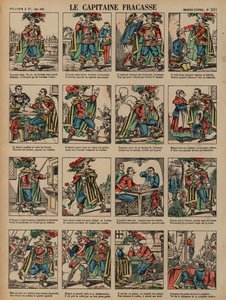 フランスの作家テオフィル・ゴーティエの小説「フラカセ船長」（カラー図版 作： French School