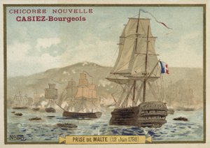 1798年6月12日、フランスによるマルタの捕獲