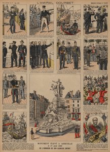 フランス人提督アメデ・クールベの経歴（カラー図版 作： French School