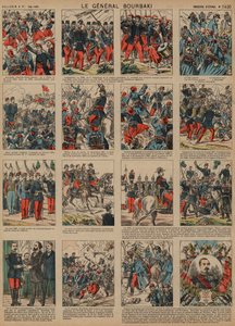 フランスの将軍シャルル＝ドニ・ブルバキの経歴（カラー図版 作： French School