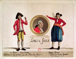 1791年6月、ルペレデュシェン作のルイ16世の風刺画、ルイルフォー 作： French School