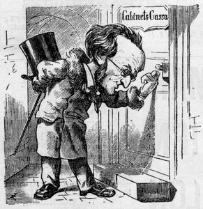 ドイツの作曲家リヒャルト・ワーグナー（1813-1883）の漫画 作： French School
