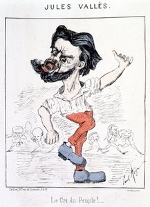 ジュール・ヴァレスの漫画 - 「The Cree of the People!" 作： French School