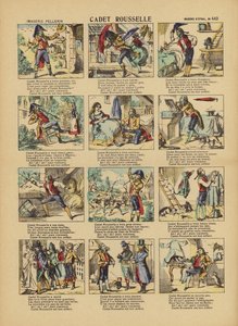 カデットルセルの漫画ストリップ 作： French School