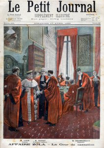 ドレフュス事件-事件中の控訴裁判所、「Le Petit Journal: illustrated Supplement」のイラスト