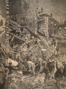 ビオのカタストロフィ、ルプティジャーナルのイラスト：輝かしいサプリメント、1898 作： French School