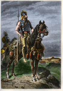 Cavalier Gaulois - 古代ローマ帝国の馬に乗ったガリア人 - フランソワ・ギゾー著「L