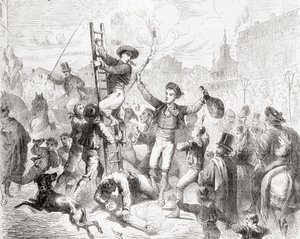 王の日のエピファニーを祝う、マドリッド、1866年発行の「L