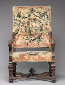 椅子、メーカー、サヴォンネリーファクトリー、1717年以前 作： French School
