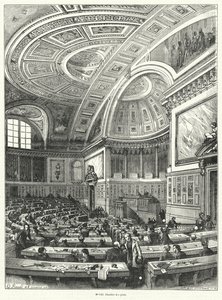 1814年から1848年の革命後に廃止されるまでの間、フランス議会の上院であったChambre des Pairs（貴族院）（彫刻作品
