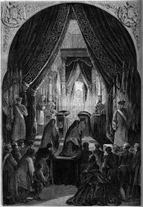 帝国のマレシャルであったフィリップ・アントワーヌ・オルナーノ伯爵（1784-1863）の葬儀の際に使用された礼拝堂。パリ、アンヴァリッド