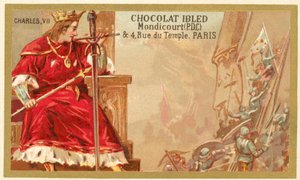 フランスのシャルル7世（クロモリト 作： French School