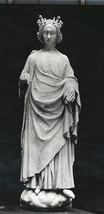 シャルル6世（1368-1422）フランスの王、ポワティエのパレドジャスティス出身、元は14世紀後半（石膏版） 作： French School