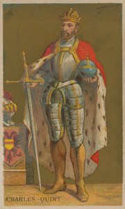 チャールズ5世、神聖ローマ皇帝（1500-1558） 作： French School
