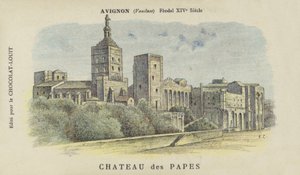 シャトーデパプ、アヴィニョン、ヴォクリューズ 作： French School