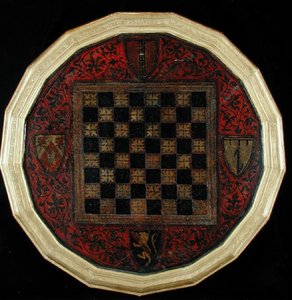 4つの紋章のチェス盤、c.1400-30 作： French School