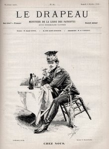 Chez Nus - 「The Flag - Monitor of the League of Patriotes」の表紙 - 10月4日 作： French School