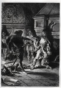 Childebert I (c498-558) at the Murder of his Brothers