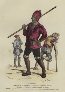 煙突掃除人、農民、乞食、15世紀 作： French School