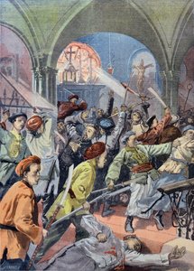 ボクサーによって奉天で虐殺された中国人クリスチャン、1900年8月のルプチジャーナルより