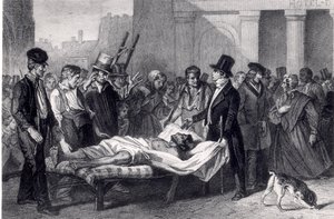 パリのコレラ、1832 作： French School