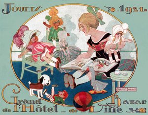 クリスマスのおもちゃ。1921年(彫版)