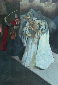 シンデレラと妖精の名付け親、1911年 作： French School