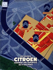 シトロエンの工場は77ヘクタールの広さを誇る 作： French School
