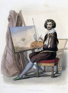 Claude Gellee dit Lorrain (1600-1682) フランスの画家-パリのMennechet社の「Le Plutarque francais」に掲載。