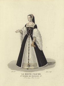 フランスのフランシスコ1世の最初の妻であるブルターニュのクロード