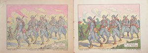 子供のための塗り絵、ポイルスの救済、1917 作： French School