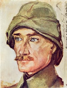 司令官ケマル（ムスタファ）アタチュルク（1881-1938）1914-18 作： French School