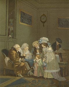 新年の賛辞 作： French School