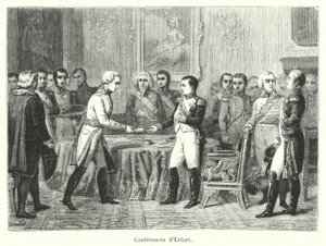 エアフルトの会議（版画 作： French School