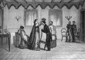 フランスのカトリック司祭Jouenによるマダガスカル王ラダマ2世（1829-1863）の戴冠式