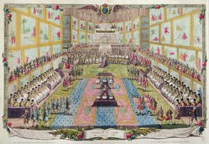 1775年6月11日、ランス大聖堂でのルイ16世の戴冠式 作： French School