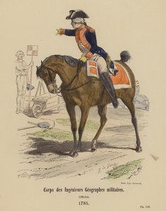 陸軍地理工兵隊 将校 作： French School
