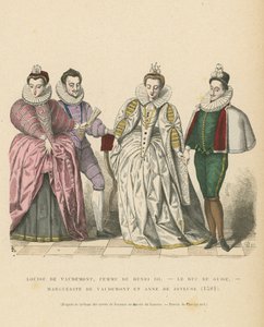 フランス貴族の衣装、1581 作： French School