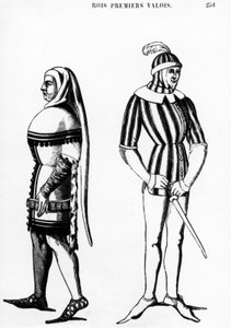ヴァロワの最初の王の衣装、1877年 作： French School