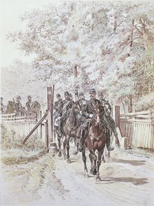 国憲兵隊、1887年頃 作： French School